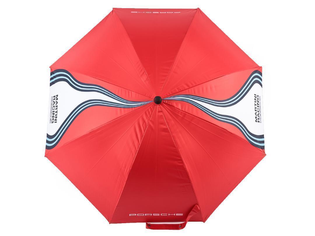 フルサイズ ☆ MARTINI RACING PORSCHE マルティーニ 赤 傘（検：Porsche Carrera Cup Porsche Design Driver's Selection UMBRELLA）の画像2