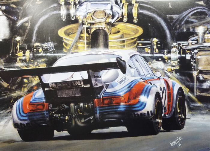 ★【MARTINI PORSCHE Mororsports】 スポーツ ジャンプ 傘 海外正規品 公式 マルティーニ 傘 希少（検：Martini Porsche Carrera Cup）_画像8