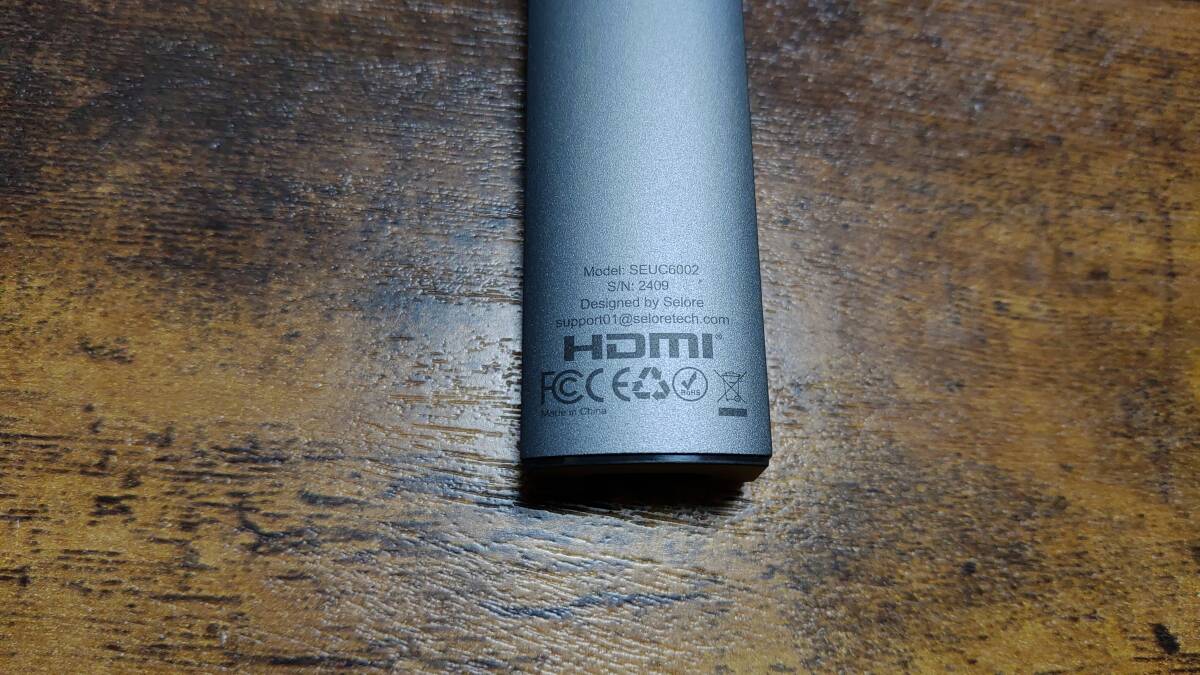 USB Type-C ドッキングステーション 7in1 HDMI USB3.0 PD SD microSD Selore&S-Global _画像8