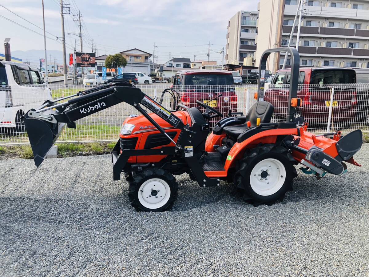 クボタ KUBOTA トラクター JB11 ブルースター ローダー 静岡県 富士宮市発 の画像2