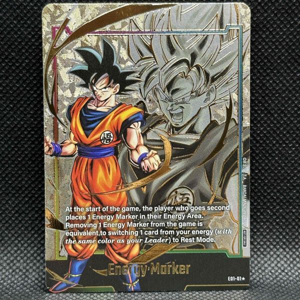 [ free shipping ] Dragon Ball Fusion world abroad Energie marker E01-01 Monkey King parallel promo convention English 