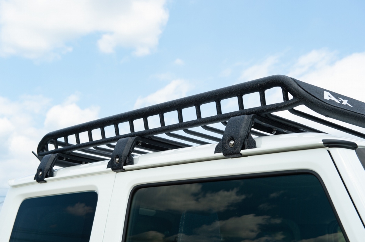 A-x aluminium roof rack L size wide foot attaching outlet LWF-16 Showa garage made 