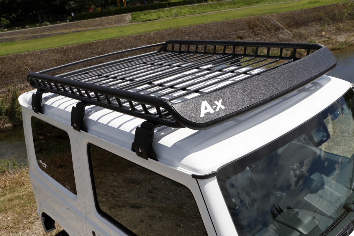 A-x aluminium roof rack L size wide foot attaching outlet LWF-16 Showa garage made 