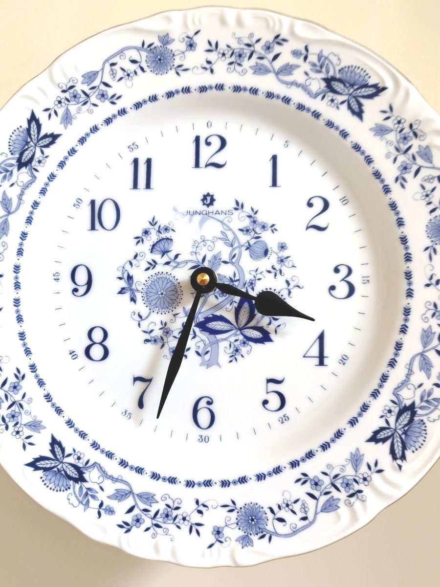 とても素敵な皿時計 かべ 壁掛け時計 『 ユンハンス』美品ですJUNGHANS 掛け時計