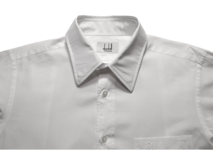 dunhill ダンヒル ORDER MADE カフスボタン 長袖 ワイシャツ サイズ不明（M相当） ホワイト 日本製 メンズ トップスの画像3