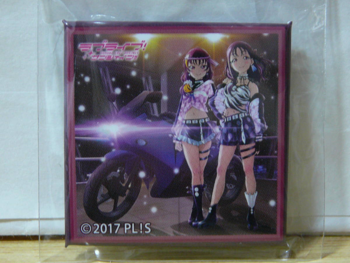 新品 ラブライブ! サンシャイン!! Saint Snow 1st GIG Dazzling White Town セイントスノー ガチャ スクエア缶バッジ 鹿角聖良 理亞 Aqours_画像1