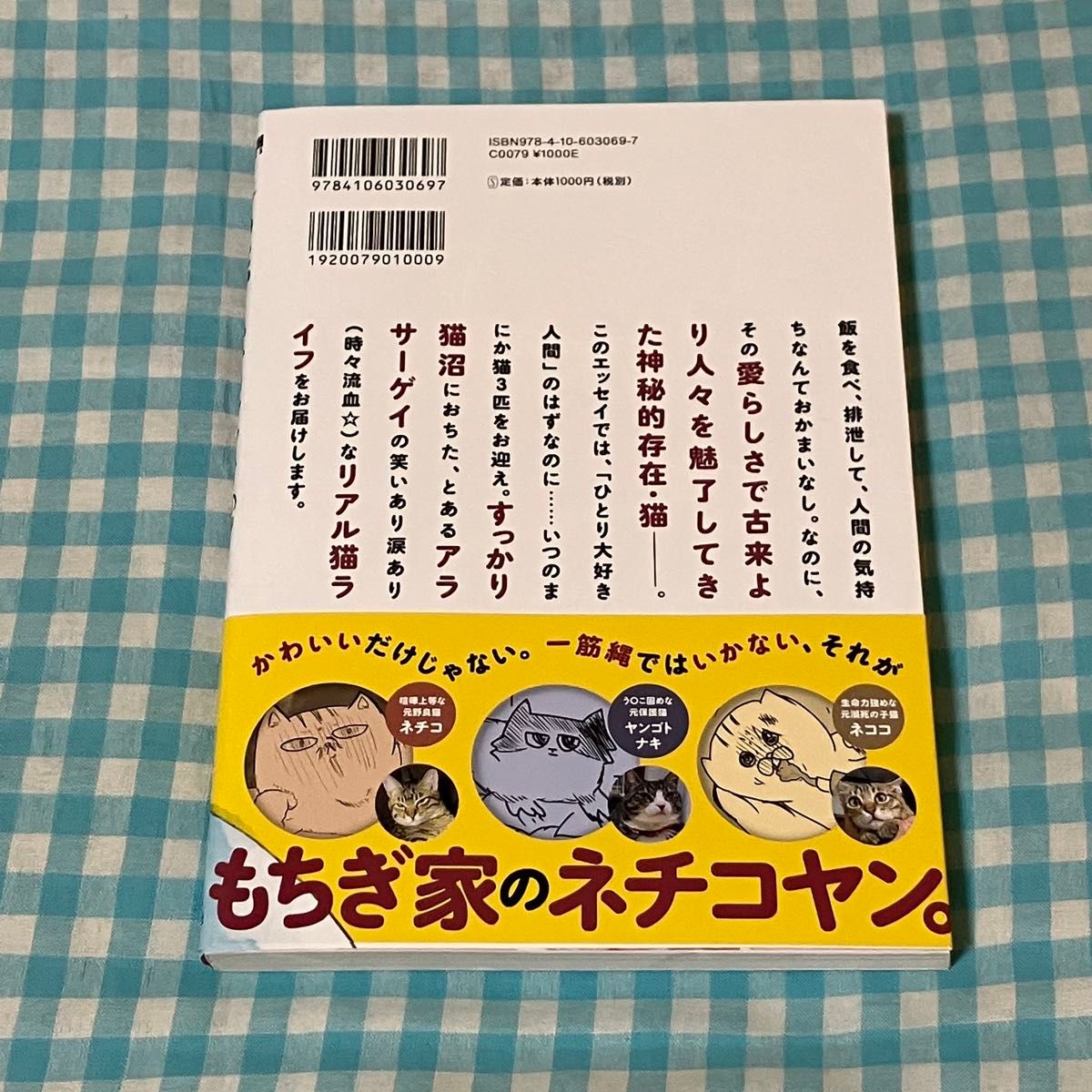 もちぎ「あたいとネチコヤン」　天道グミ「3本足のしじみちゃん」　長尾まる「続ねこかぶりん」猫コミックエッセイ　３冊セット