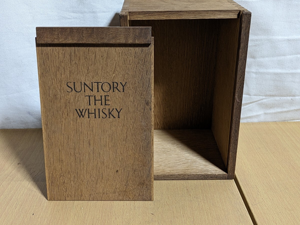 【木箱のみ 中身なし】サントリー ザ ウイスキー SUNTORY THE WHISKY SUNTORY LIMITED サントリー リミテッドの画像1