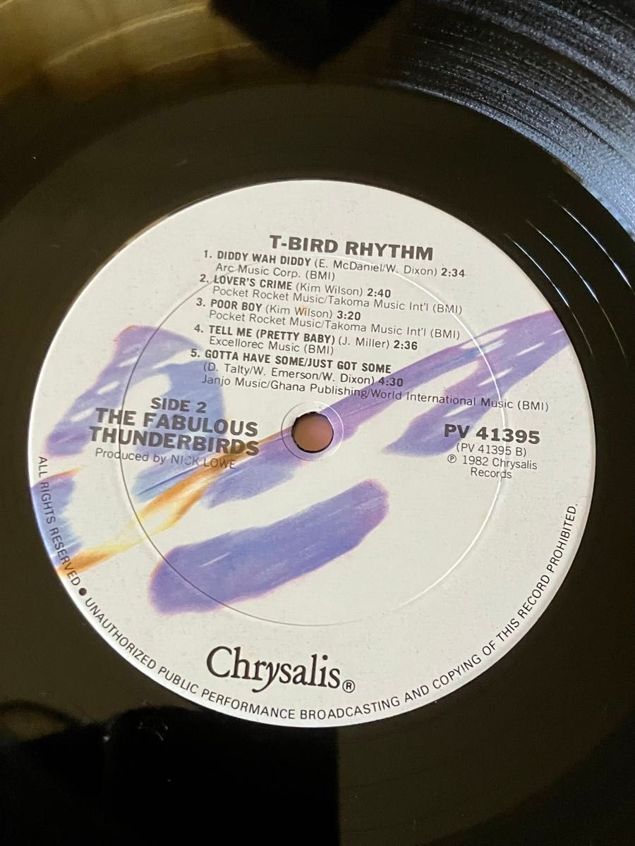 FABULOUS THUNDERBIRDS T-Bird Rhythm Jimmie Vaughan LP