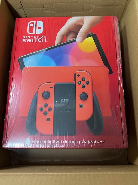 新品未使用　任天堂スイッチ マリオレッドブルーセット　Nintendo Switch ニンテンドースイッチ本体 _画像1