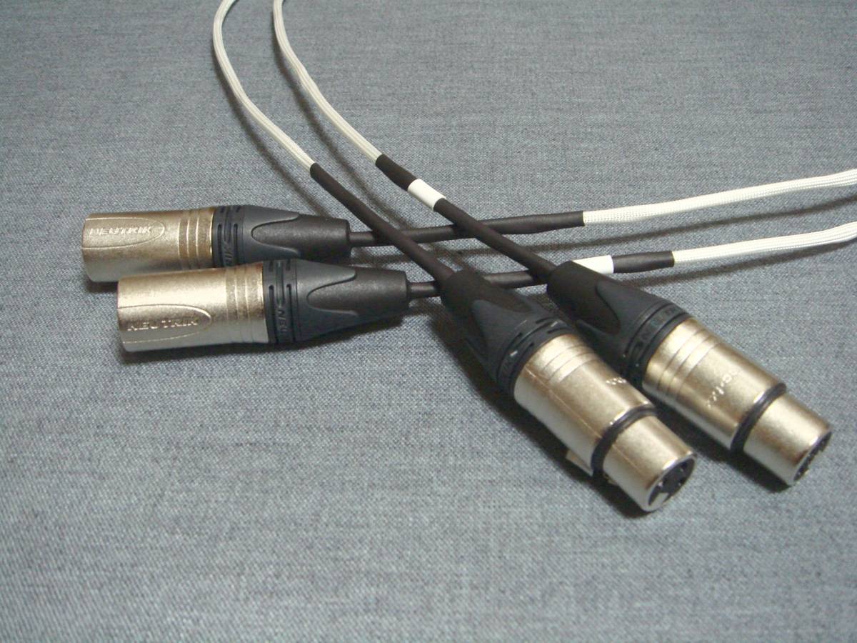 # sound quality guarantee * returned goods OK# eminent transparent feeling . nature . single line XLR cable 1m pair [CP_XLR]