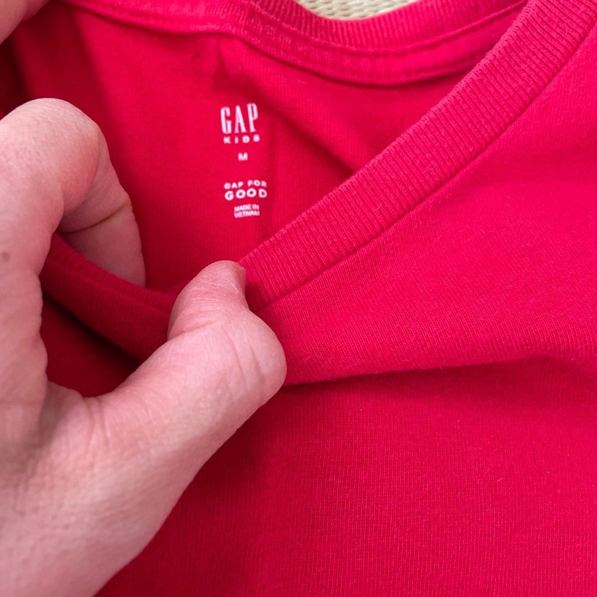 GAP kids ロンT 3枚セット　男の子　サイズM 130 140cm  プリント ロゴ グレー Tシャツ