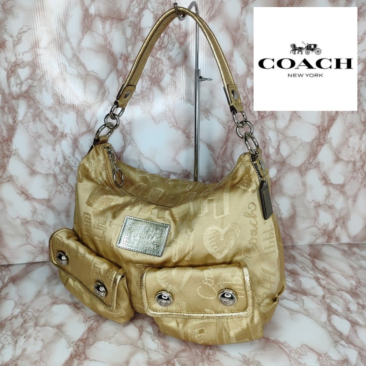 59　COACH　 コーチ　  ハンドバッグ　 肩掛け　 ショルダーバッグ