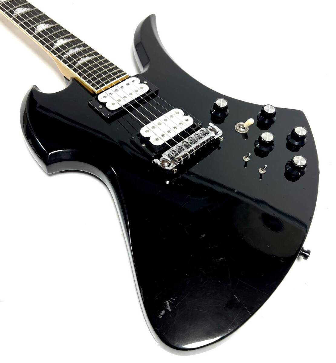 ☆送料無料 fernandes フェルナンデス X JAPAN hide モデル MG-70X ブラック モッキンバード_画像7