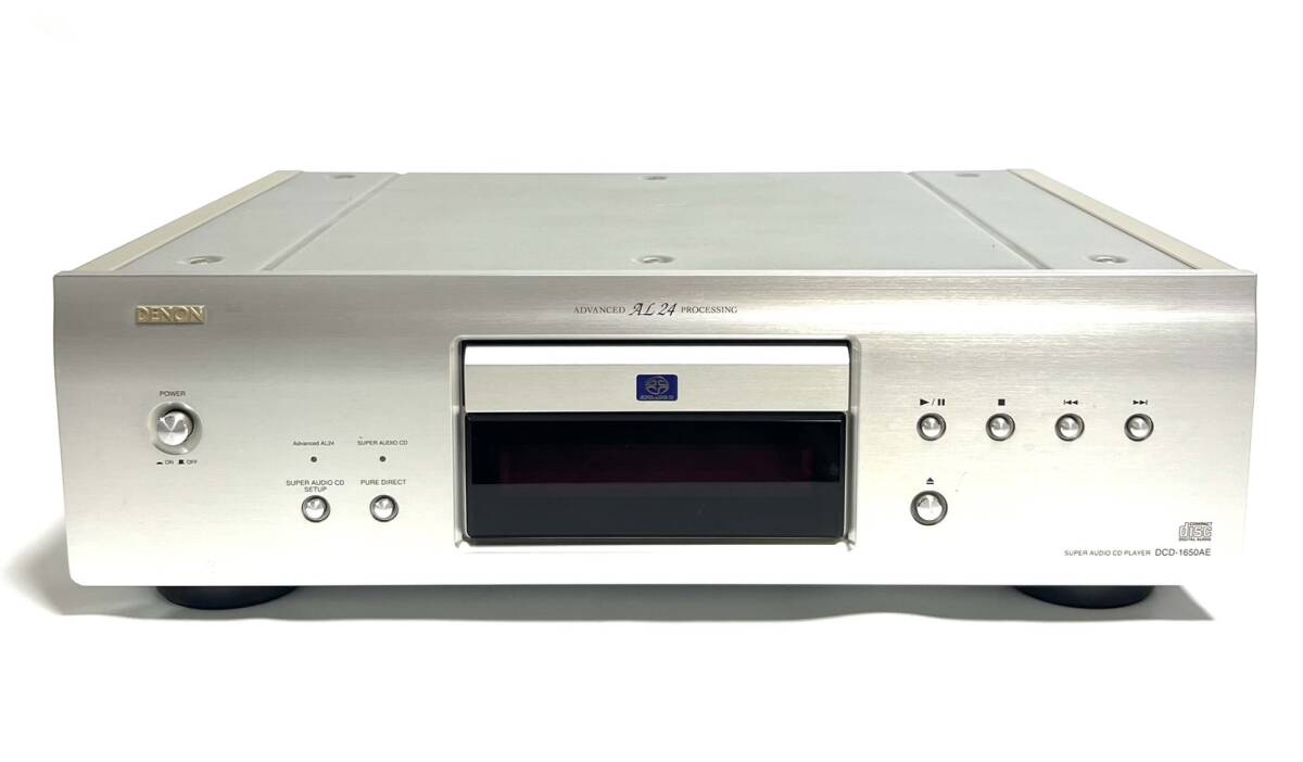 ☆送料無料 美品 Denon デノン CD SACDプレーヤー DCD-1650AE SP プレミアムシルバー_画像2