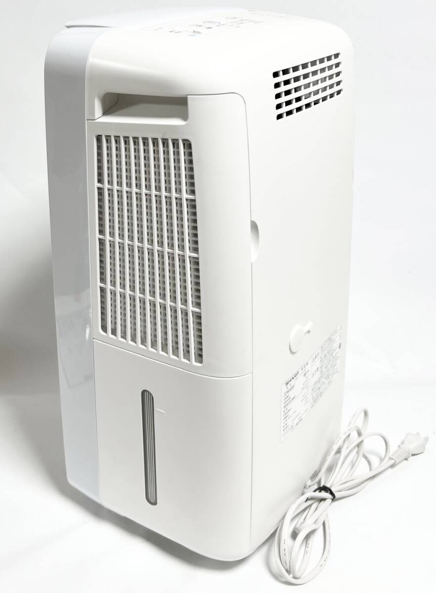 ☆2020年製 美品 シャープ 衣類乾燥機 除湿機 CM-L100 W ホワイト 冷風扇 10L プラズマクラスター 7000 スタンダード 11畳 B_画像2