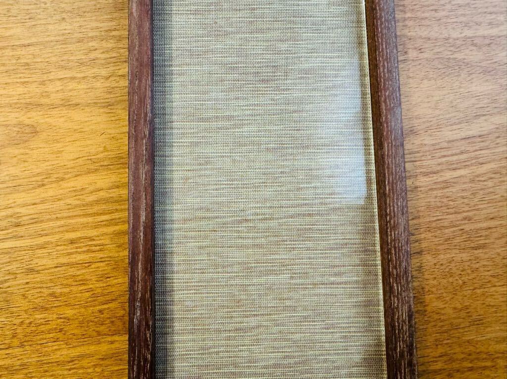 【未使用】 鳩居堂 額縁 木製 約59×11.5cm 短冊額 長方形 の画像5