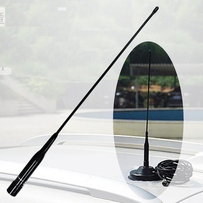  soft Mobil antenna NL-R2 144MHz 430MHz M type short antenna total length 39cm amateur radio in-vehicle bike aviation 144 430