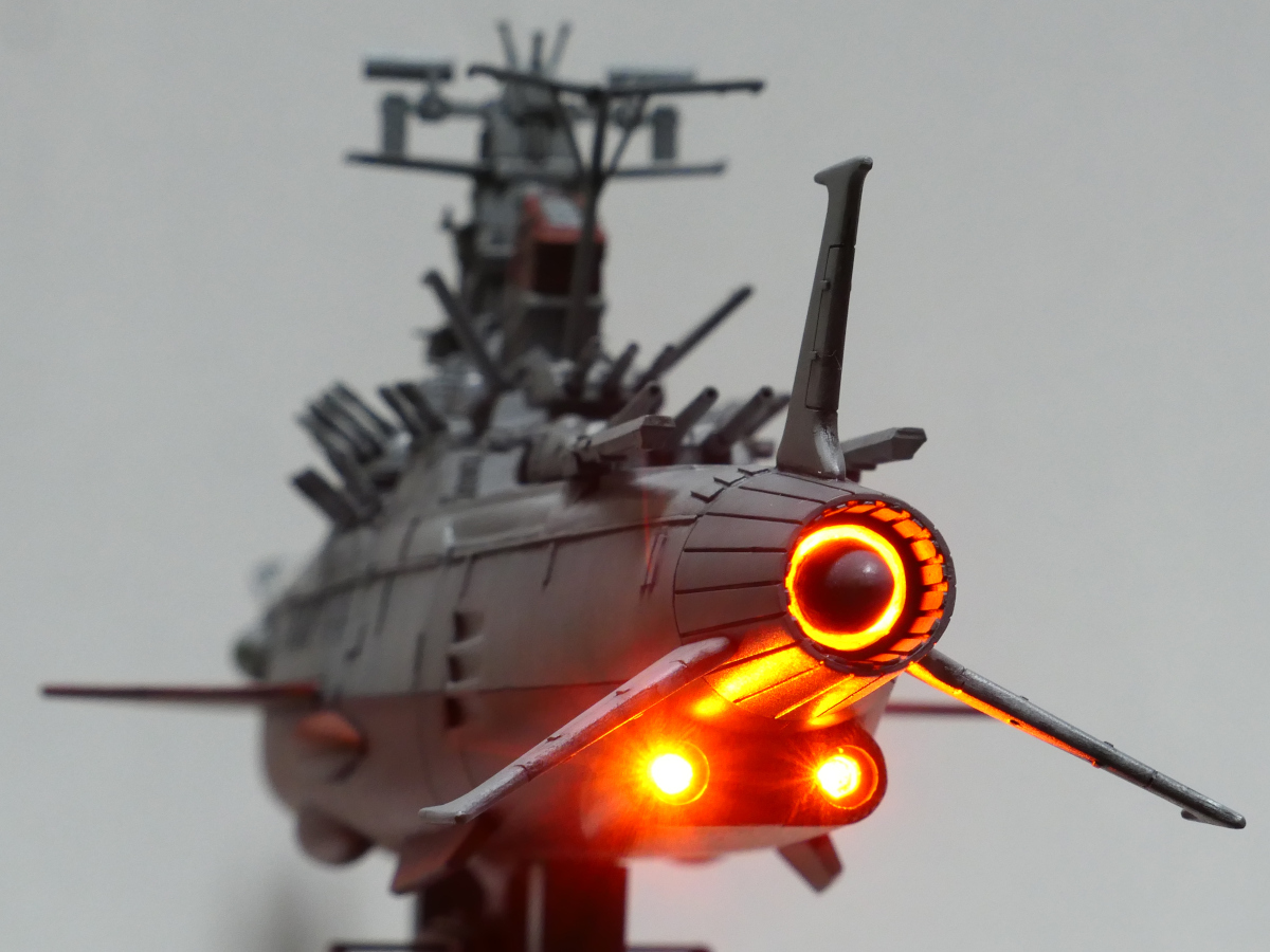 【電飾完成品】宇宙戦艦ヤマト・1/700・旧キット_画像7