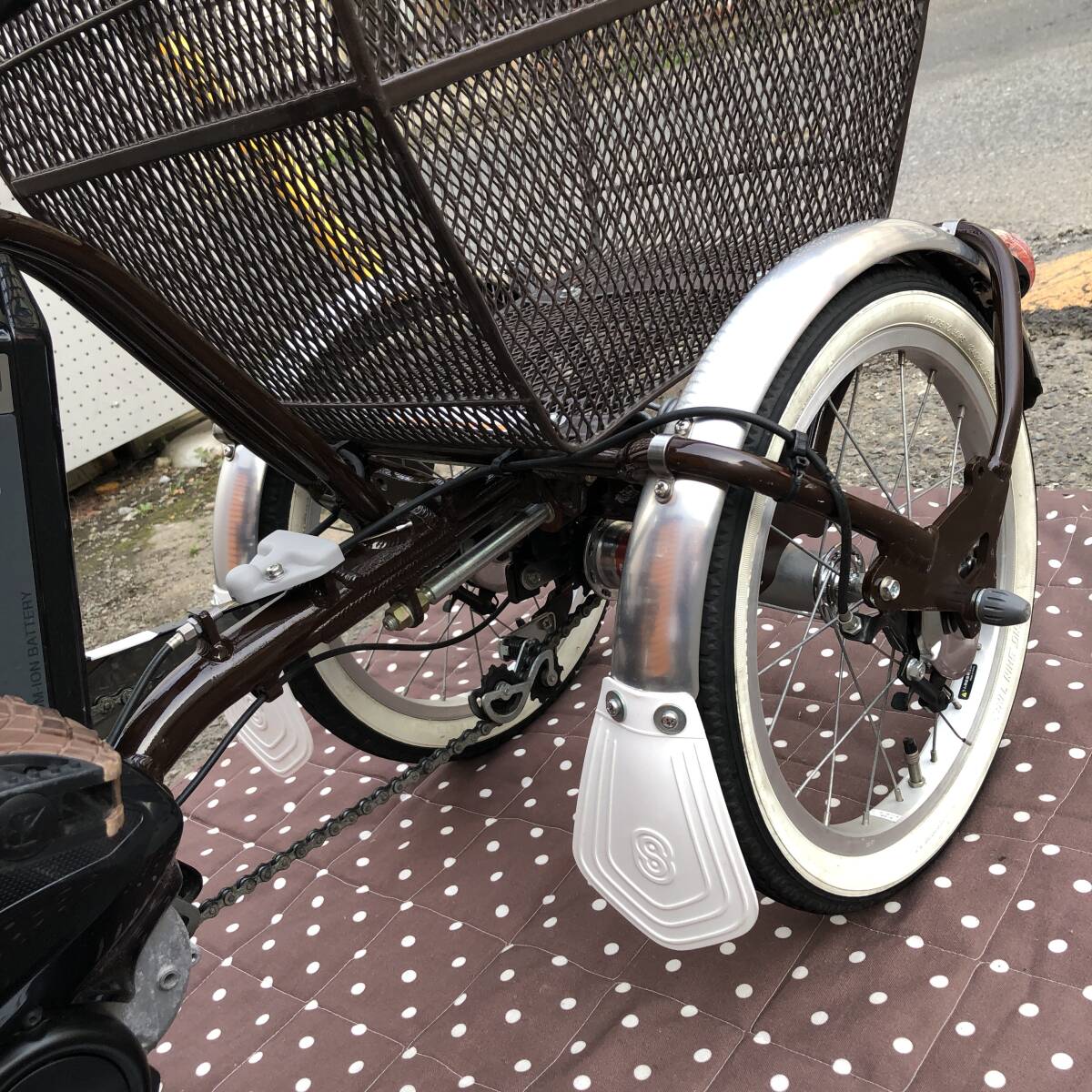 【YAMAHA PAS WAGON PA16W 三輪 電動 アシスト 自転車 ヤマハ 千葉】直接受取可の画像8