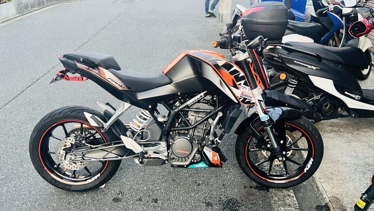 KTM DUKE125 125 デューク ジャンク 部品取り車 引き取り限定_画像1