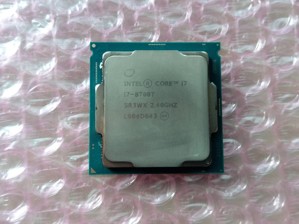 Intel Core i7-8700T 2.4GHz/SR3WX/6C12T/TDP35W/Coffee Lake/LGA1151(Intel第8世代)、管理⑥の画像1
