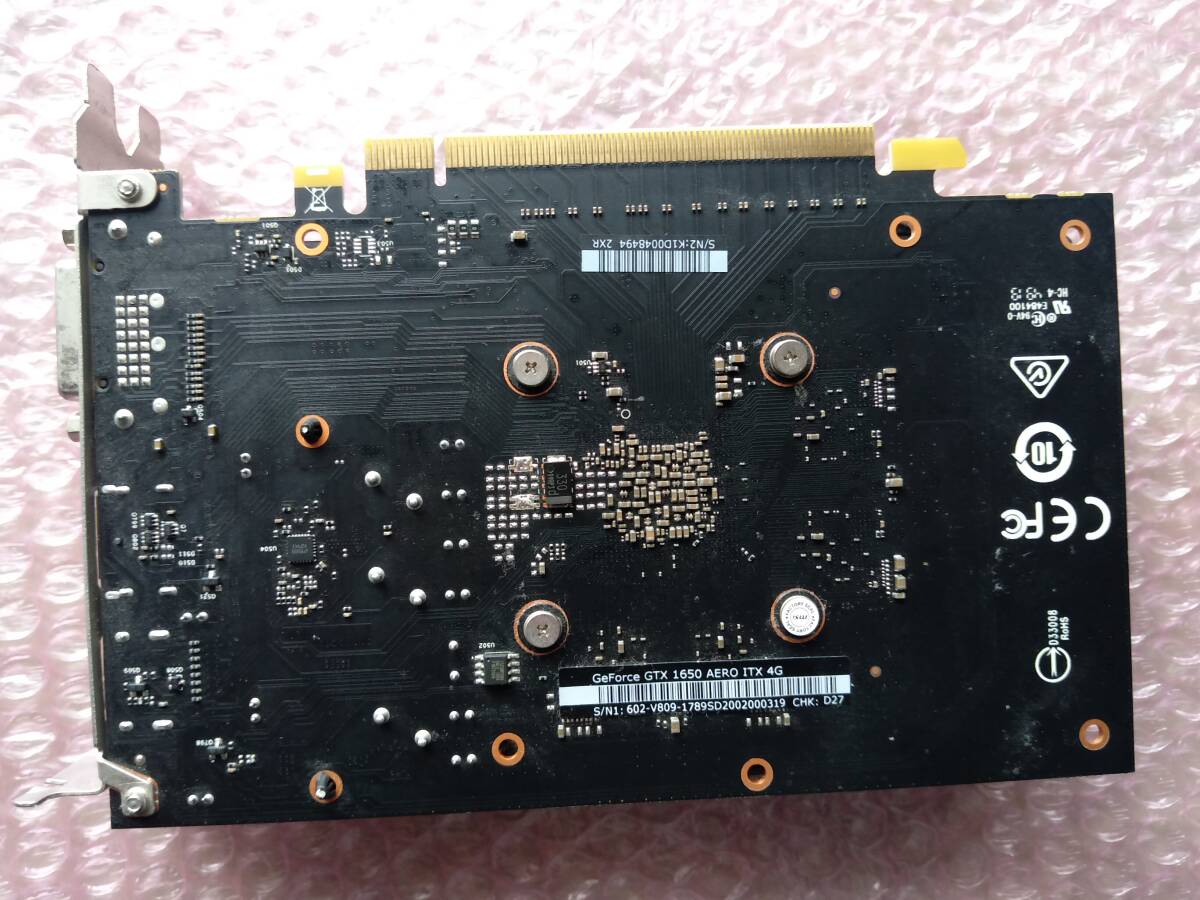 MSI GeForce GTX1650 AERO ITX 4G/NVIDIA/GTX1650 4GBの画像3