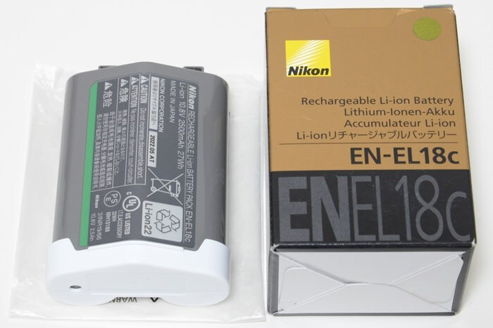 ニコン純正 Nikon Li-ionリチャージャブルバッテリー EN-EL18c_画像1
