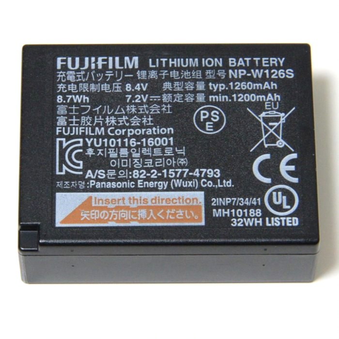 富士フイルム FUJIFILM 充電式バッテリー NP-W126S_画像1