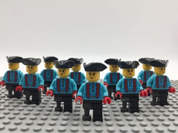 QQ5 レゴ ミニフィグ 海賊・義足 10個セット 新品未使用 LEGO社純正品の画像1