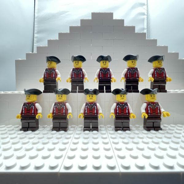A5 レゴ ミニフィグ 海軍貴族 10個セット 新品未使用 LEGO社純正品の画像1