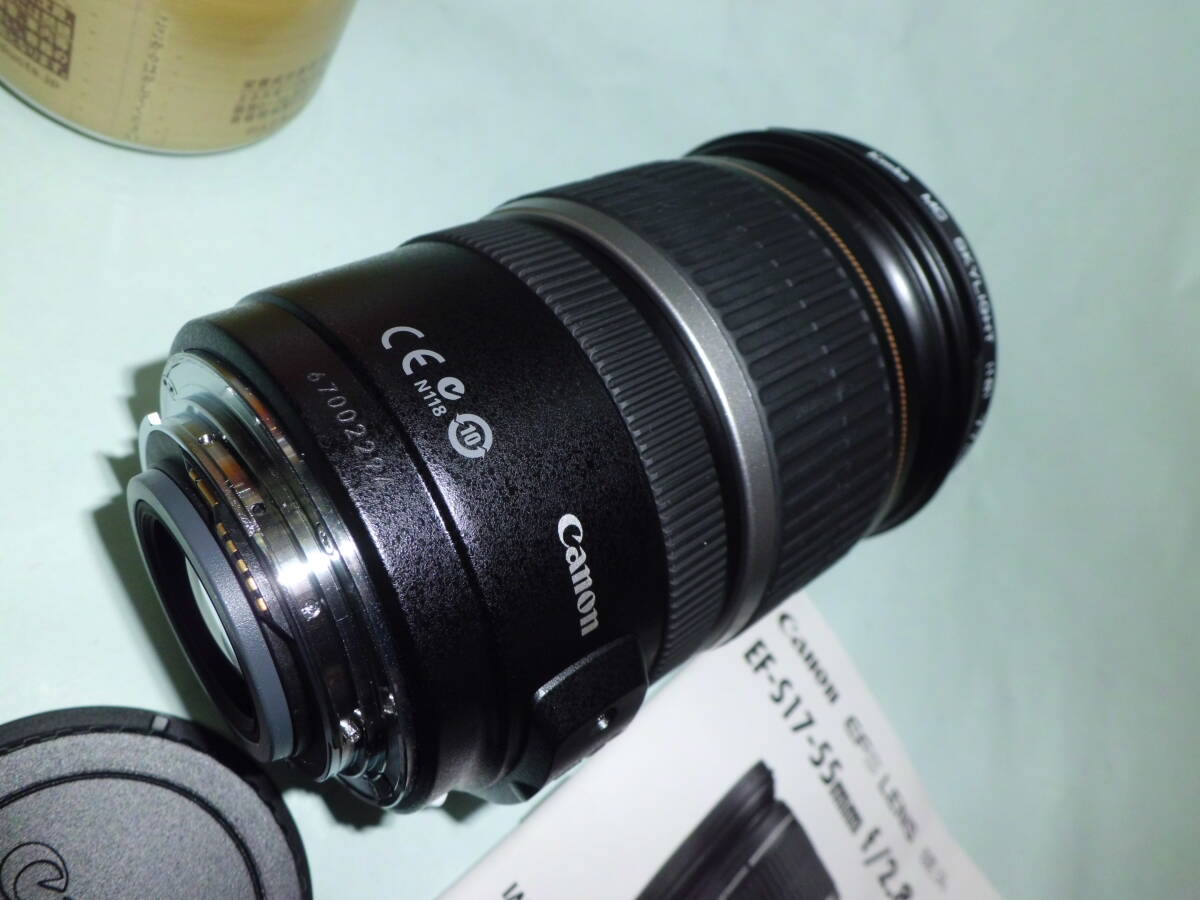 売切り　超美品　キャノンレンズ　EF-S17-55mm　F2.8　USM　_画像4