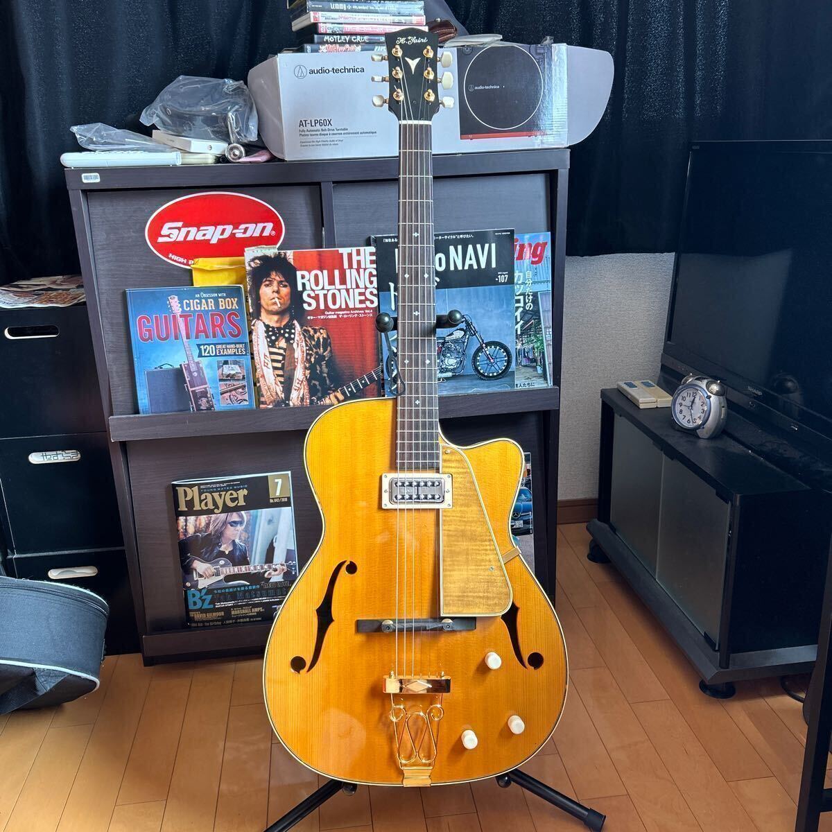 K.ヤイリ　P-2 カスタム　フルアコースティック　Fフォール　GRETSCH グレッチ　TV Jones_画像1