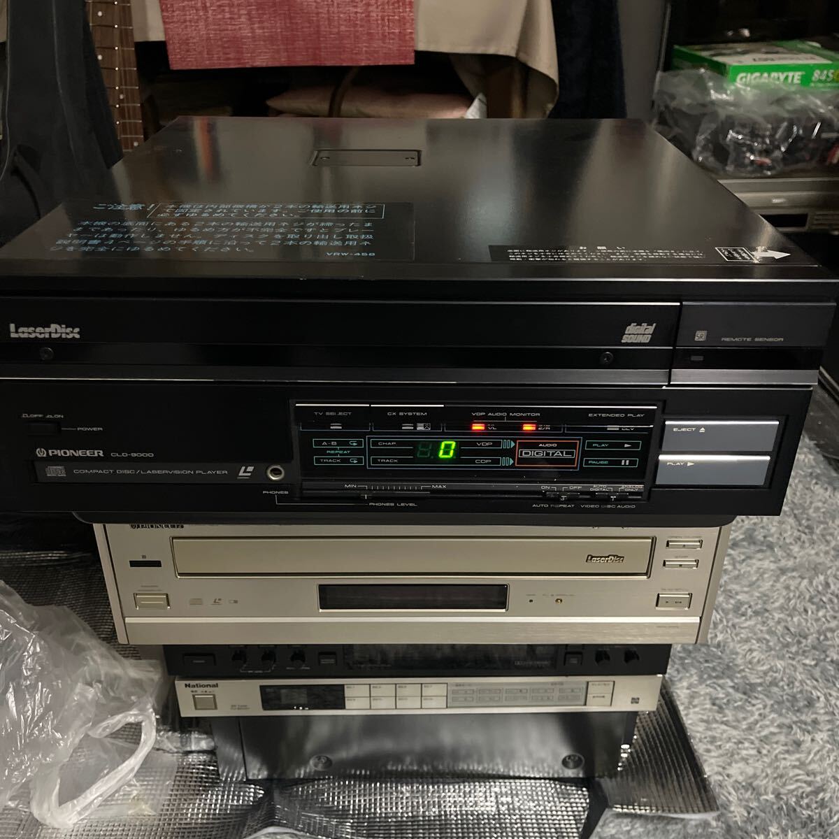 Pioneer CLD-9000 CD /LDプレーヤー ジャンク品の画像1