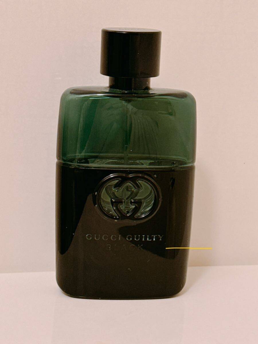 GUCCI グッチ GUILTY ギルティ BLACK ブラック POUR HOMME プールオム EDT オードトワレ 香水 50ml_画像1