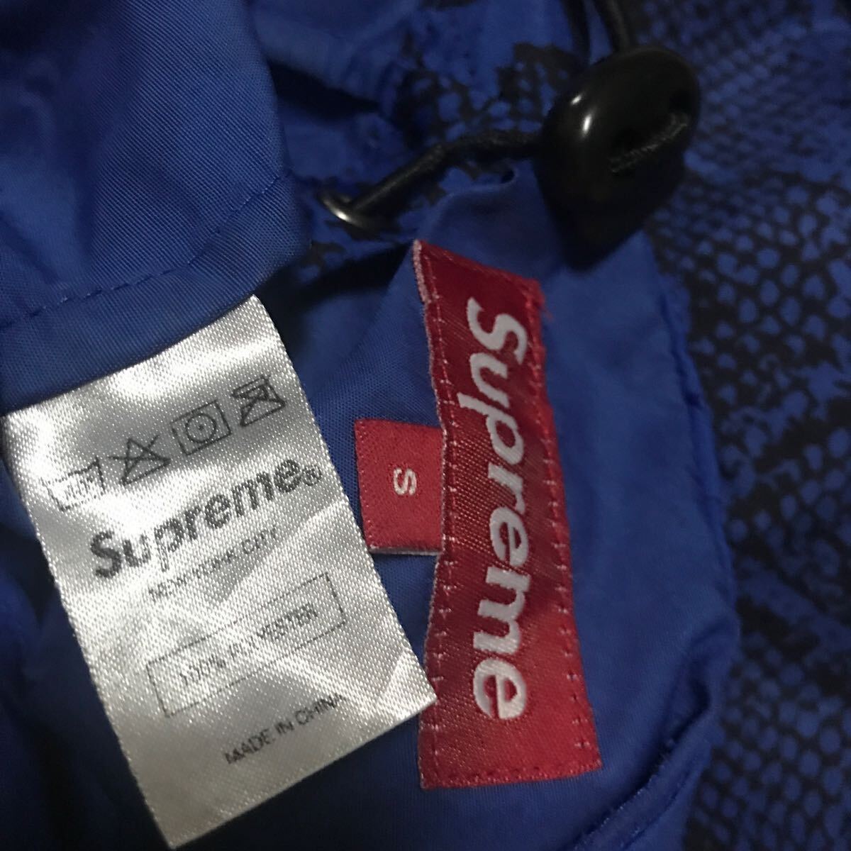 Supreme シュプリーム　プルオーバー　スネーク　ポリエステル　ジャケット　S_画像10