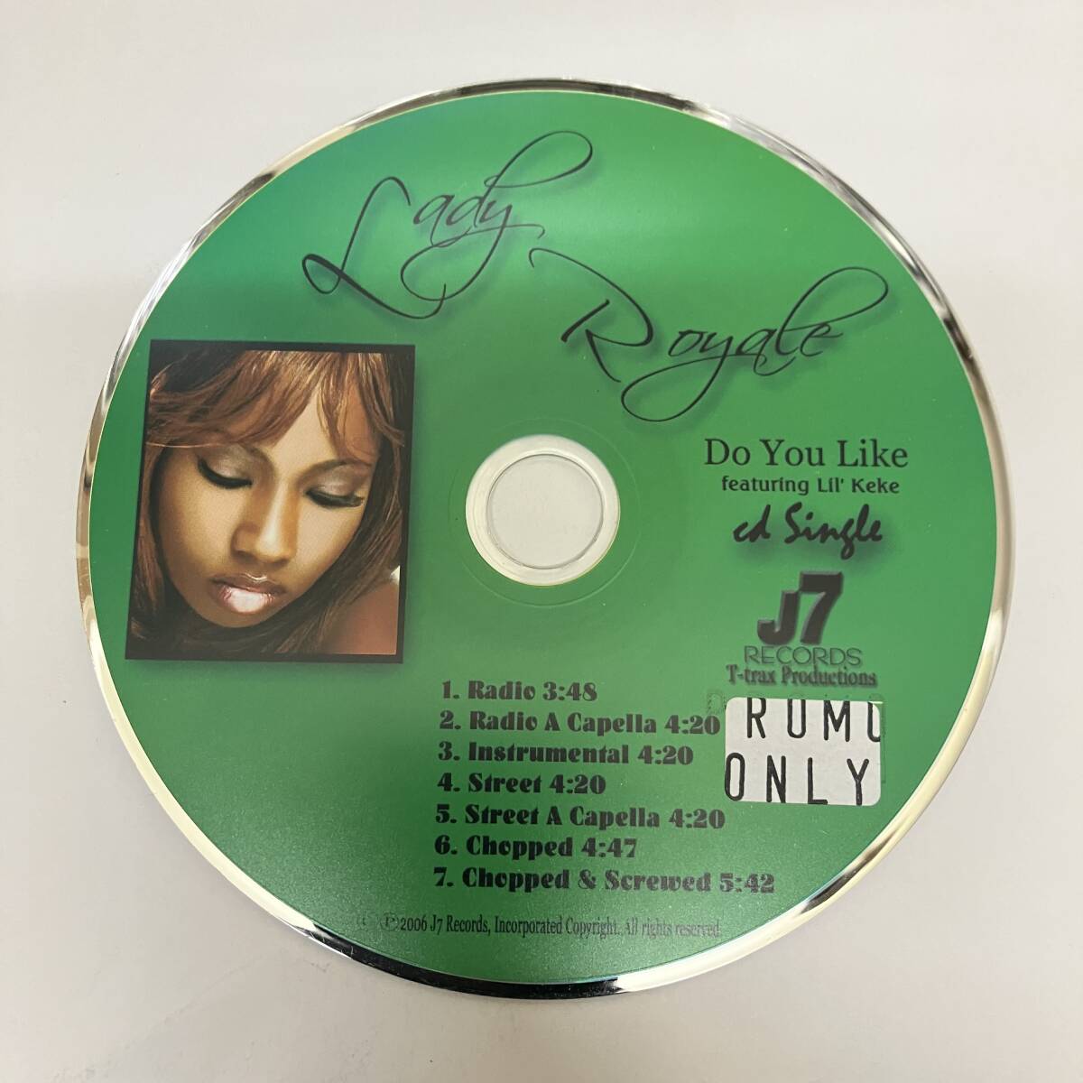 裸55 HIPHOP,R&B LADY ROYALE - DO YOU LIKE INST,シングル CD 中古品_画像1