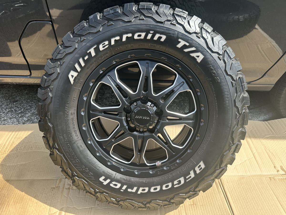 タイヤホイールセット グッドリッチ BFGOODRICH cx-5 オールテレーン 235/70/r16 mkw mk-66 16×7j 114.3 5H KO2 ALL TERRAIN T/Aの画像4