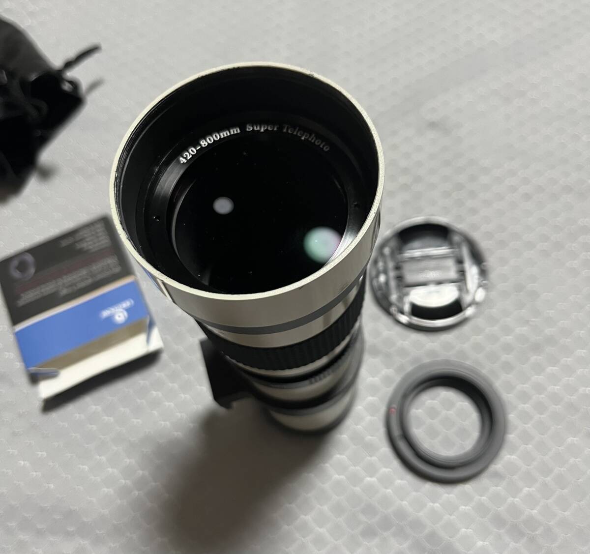 Lightdow 420-800mm f/8.3 望遠レンズ カメラレンズ 中古品の画像4