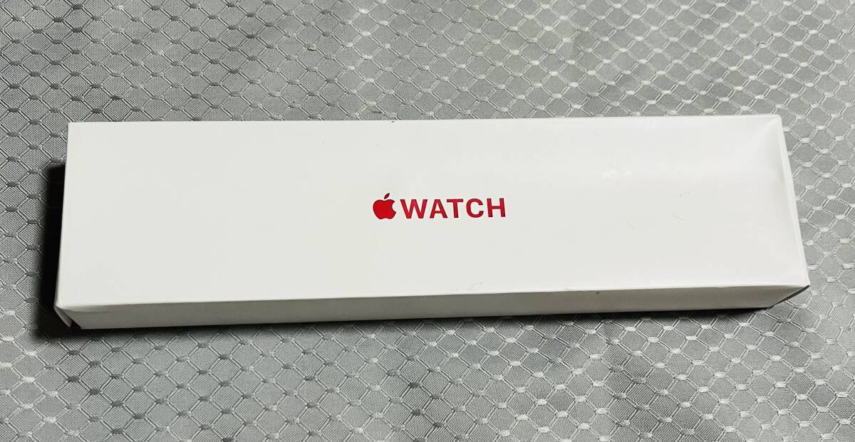  нераспечатанный новый товар Apple Watch Series 7 MKN93J/A 45mm Red Aluminum Case Red Sport Band