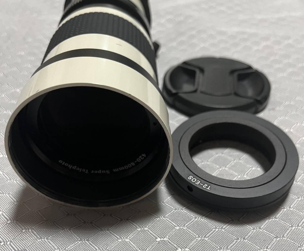 Lightdow 420-800mm f/8.3 望遠レンズ カメラレンズ 中古品の画像5