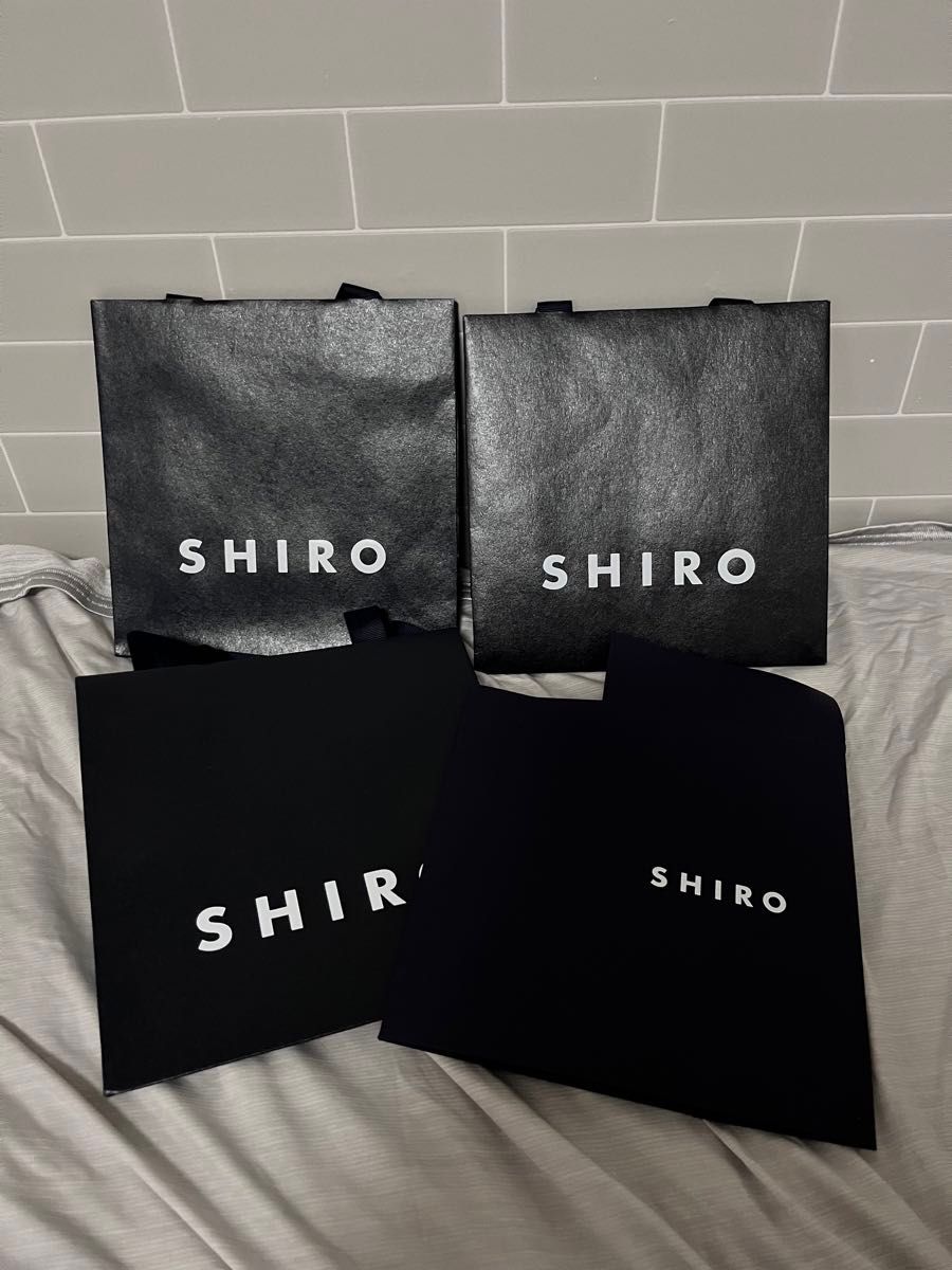 ショッパー　ショップバッグ　ショップ袋　紙袋　SHIRO
