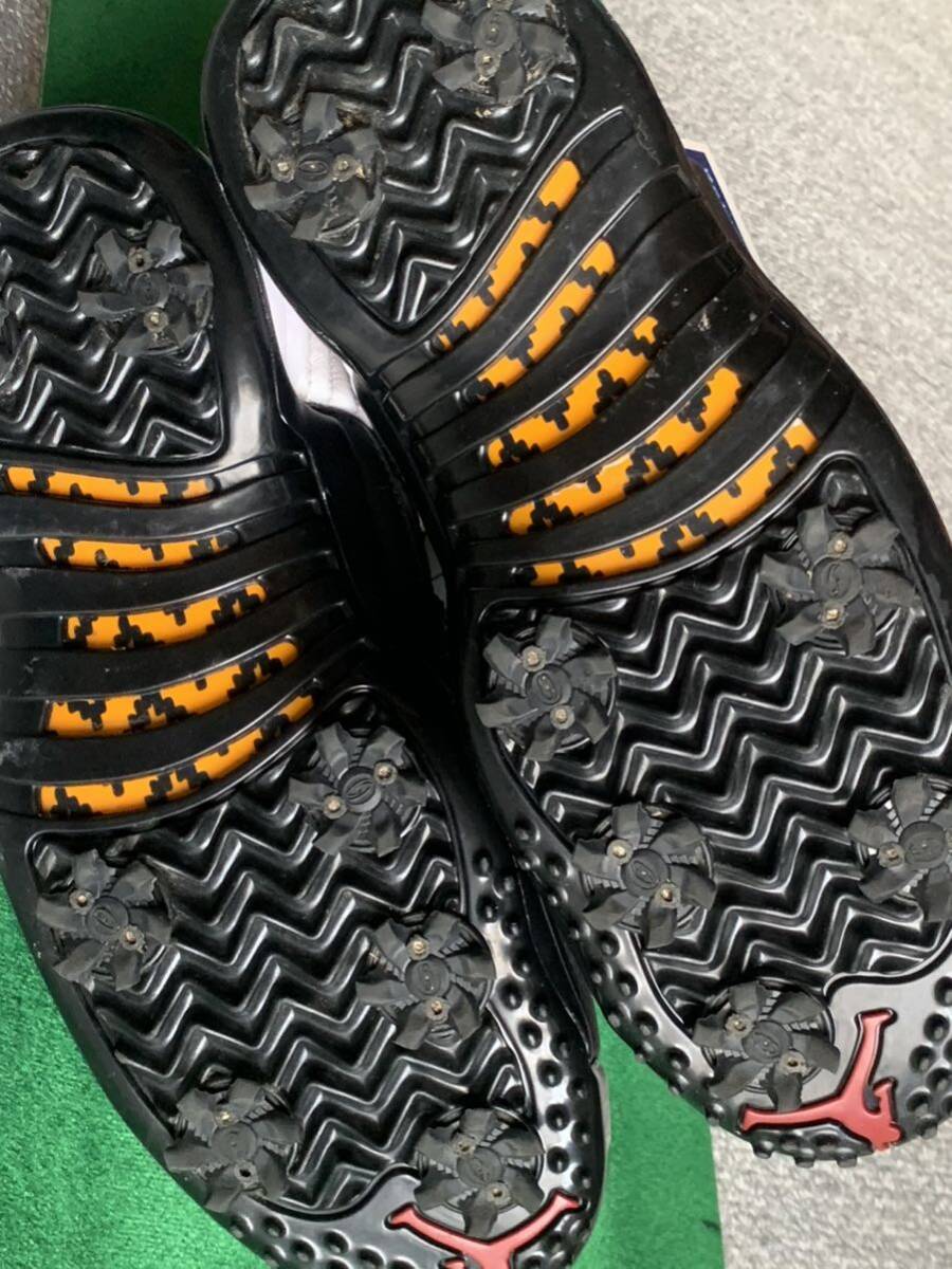 限レアナイキ エア ジョーダン 12 ロウ GOLF ゴルフ NIKE JORDAN 12 G LOW TAXI タクシー 26.5cm 2ラウンド使用の画像6