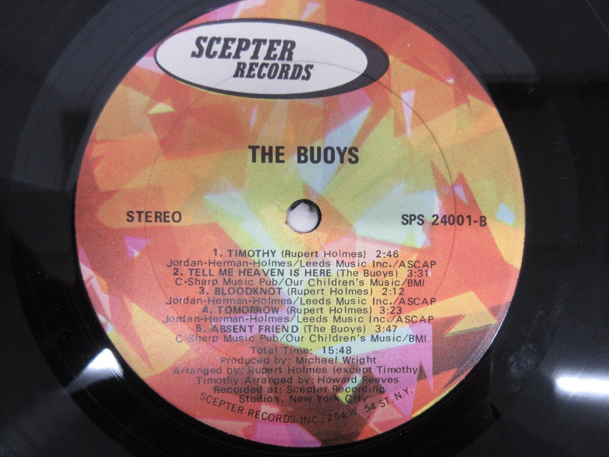 ◇A6901 レコード/LP盤「ザ・ブーイズ THE BUOYS / Timothy」SPS-24001 セプター SCEPTER RECORDSの画像4