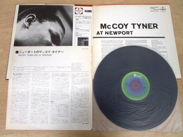 ◇F2698 LPレコード「【見本盤/帯付】ニューポートのマッコイ・タイナー McCOY TYNER LIVE AT NEWPORT」YP-8543-AI Impulse! プロモ盤の画像3