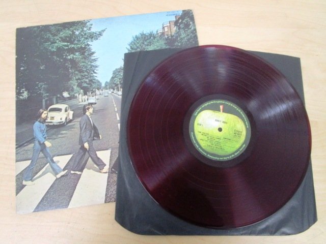 ◇F2765 LPレコード「【赤盤】アビイ・ロード ABBEY ROAD / ビートルズ THE BEATLES」AP-8815 東芝 LP盤/カラー盤_画像3