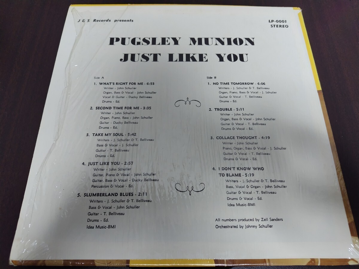 米org PUGSLEY MUNION / Just Like You シュリンク付き_画像2