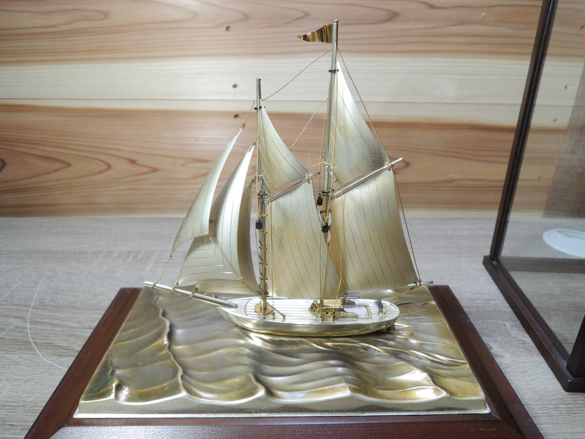 SEKI 関工芸 STERLING SILVER 960 刻印 銀製 ヨット 帆船 置物 スターリングシルバー_画像2