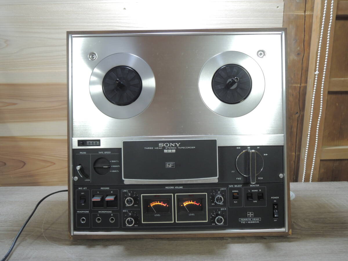 SONY ソニー TC-6360A オープンリールデッキ 通電確認済み 現状品 オーディオ 音響機器の画像1