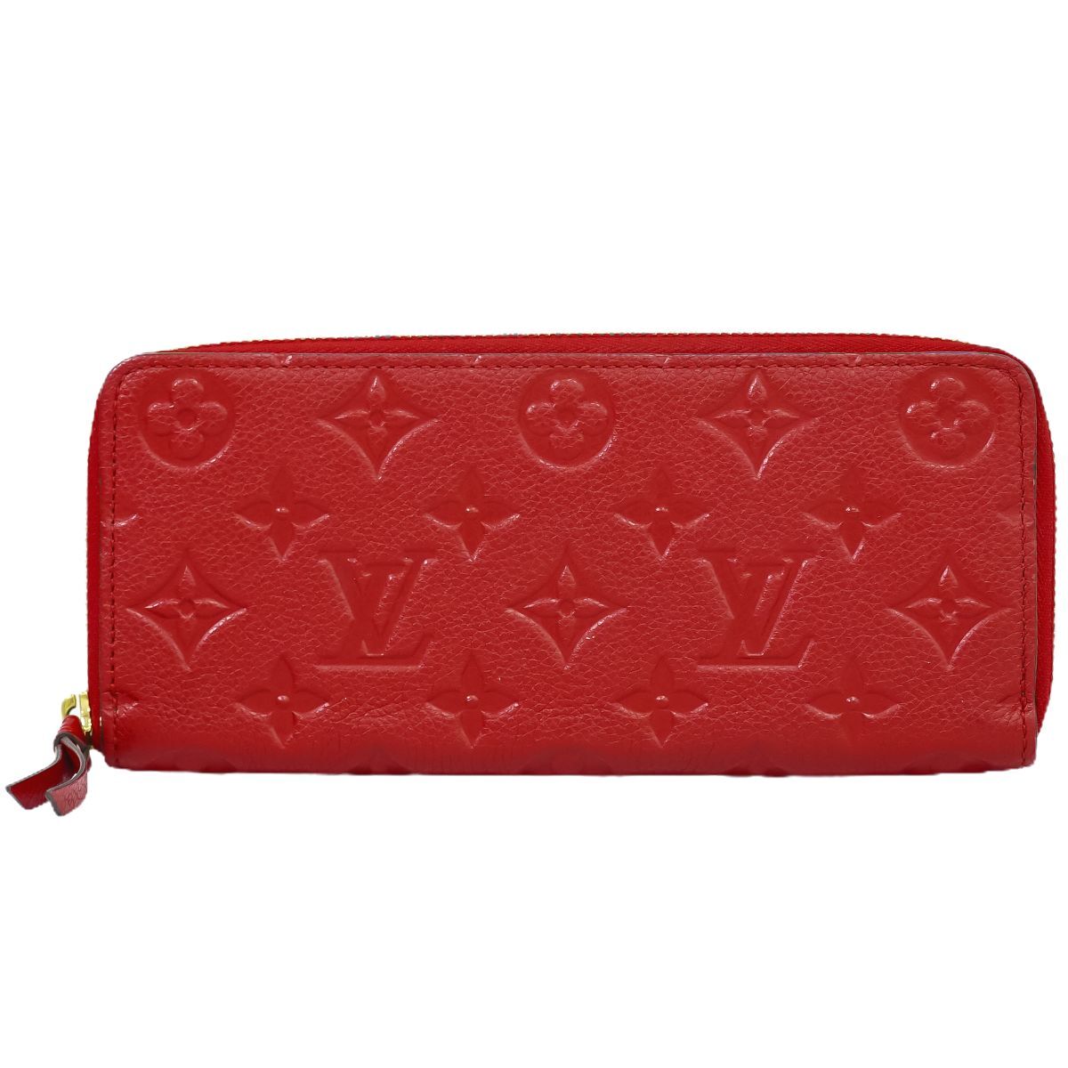 本物 ルイヴィトン LOUIS VUITTON LV ポルトフォイユ クレマンス モノグラム アンプラント レザー 長財布 スリーズ M60169_画像1